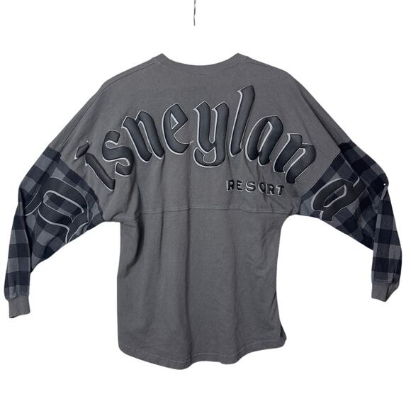Disneyland Spirit jersey Retired Gray Buffalo Check Sleeve SZ S Disney Mickey - Picture 2 of 8